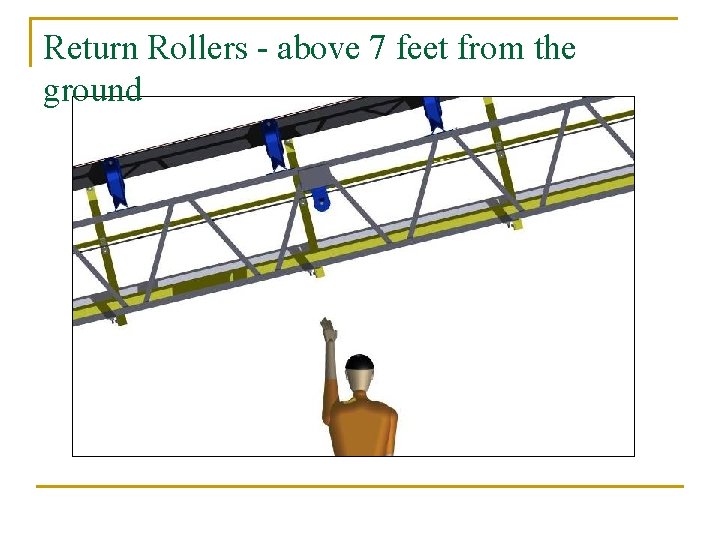 Return Rollers - above 7 feet from the ground 