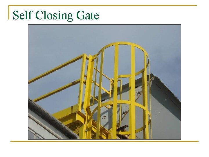 Self Closing Gate 