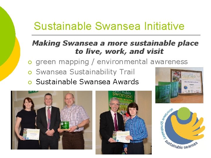 Sustainable Swansea Initiative Making Swansea a more sustainable place to live, work, and visit