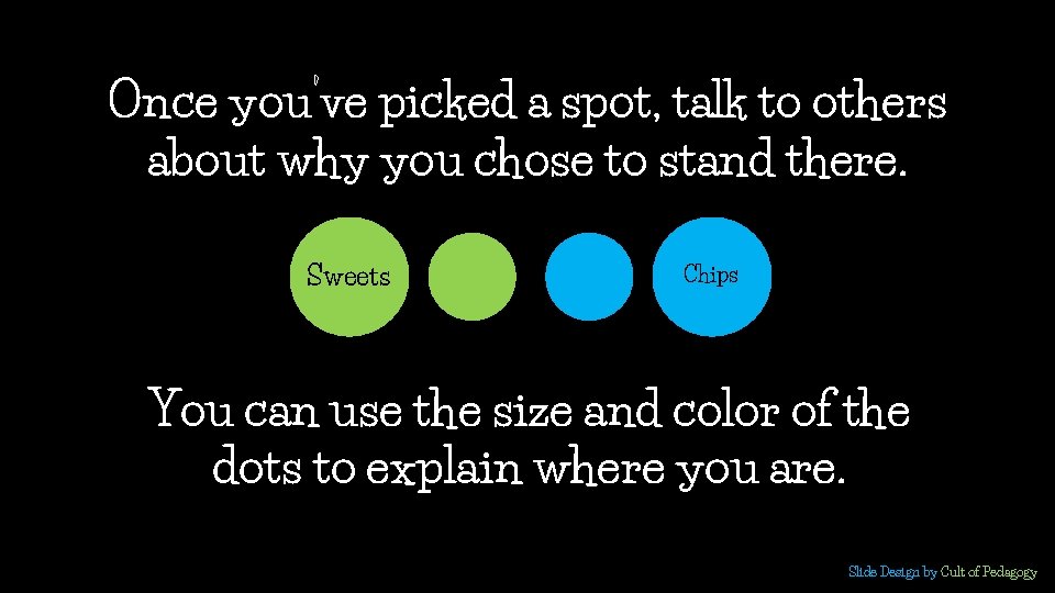 Once you’ve picked a spot, talk to others about why you chose to stand Once you’ve picked a spot, talk to others about why you chose to stand