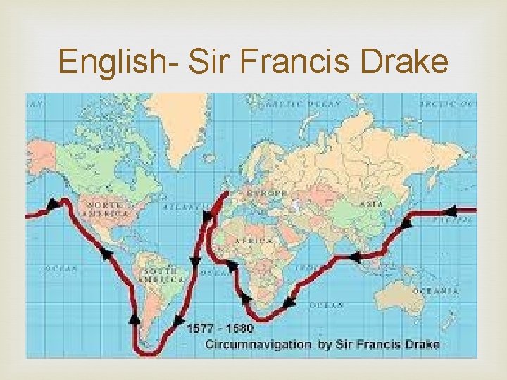 English- Sir Francis Drake 