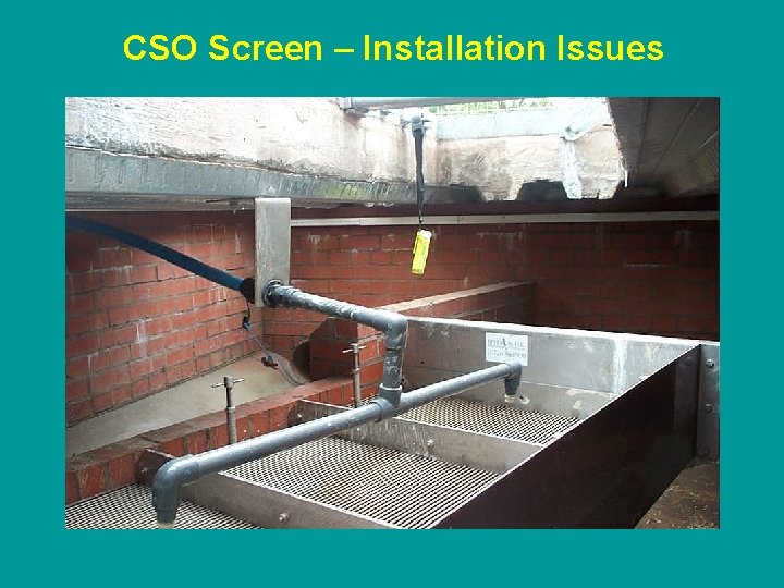 CSO Screen – Installation Issues 