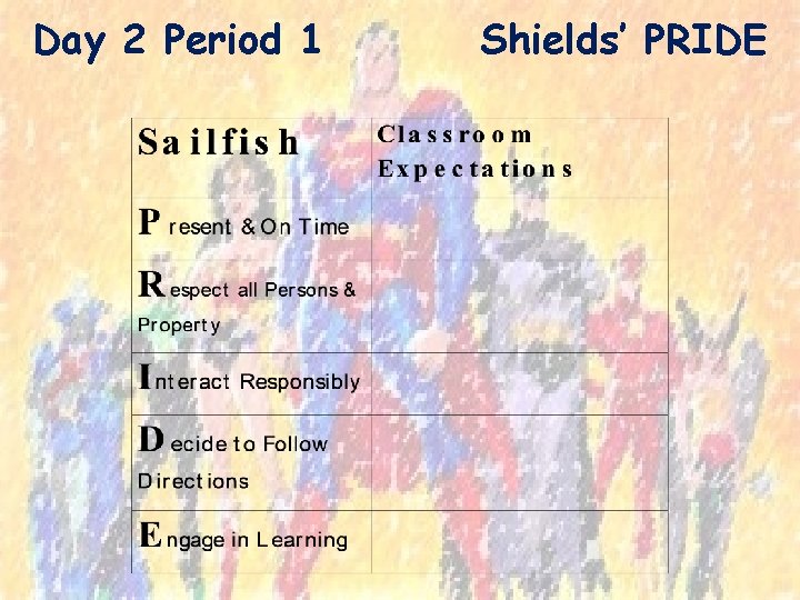 Day 2 Period 1 Shields’ PRIDE 