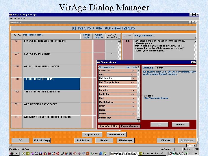 Vir. Age Dialog Manager 