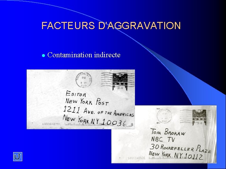 FACTEURS D’AGGRAVATION l Contamination indirecte 