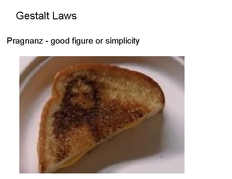 Gestalt Laws Pragnanz - good figure or simplicity 