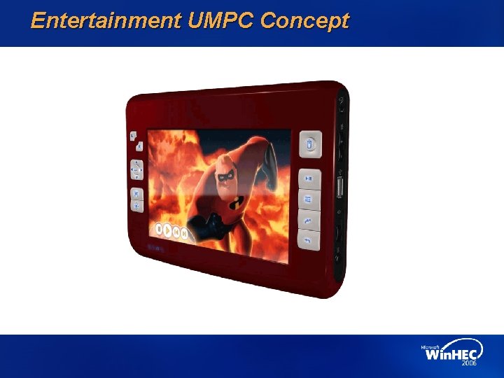 Entertainment UMPC Concept 