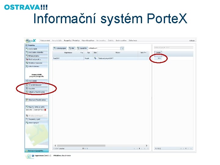 Informační systém Porte. X 