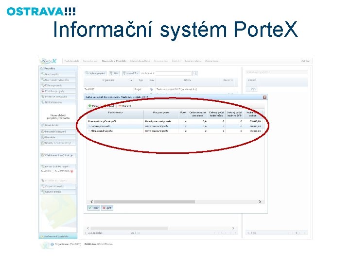 Informační systém Porte. X 