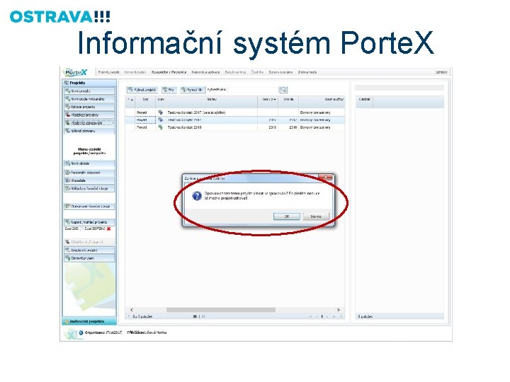 Informační systém Porte. X 