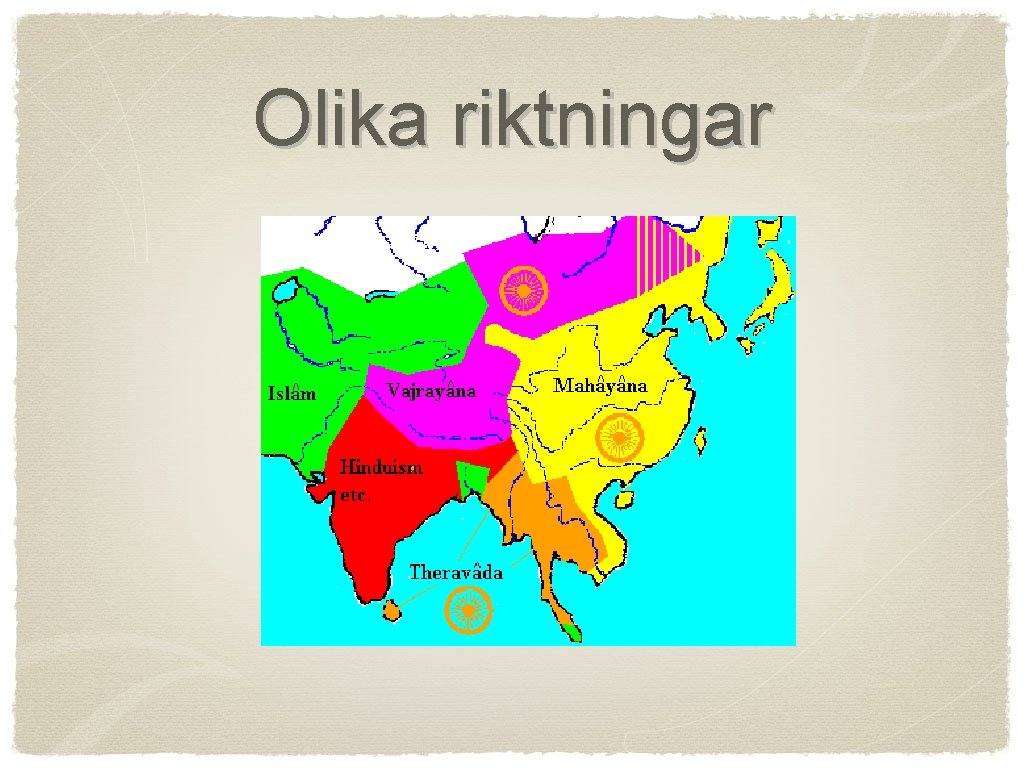 Olika riktningar 
