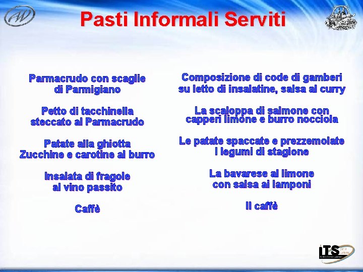 Pasti Informali Serviti Parmacrudo con scaglie di Parmigiano Composizione di code di gamberi su