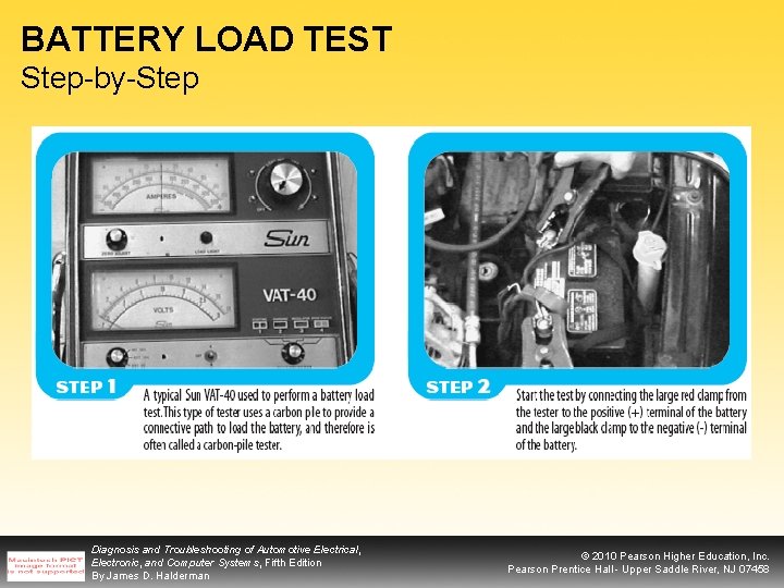 BATTERY LOAD TEST Step-by-Step Diagnosis and Troubleshooting of Automotive Electrical, Electronic, and Computer Systems,