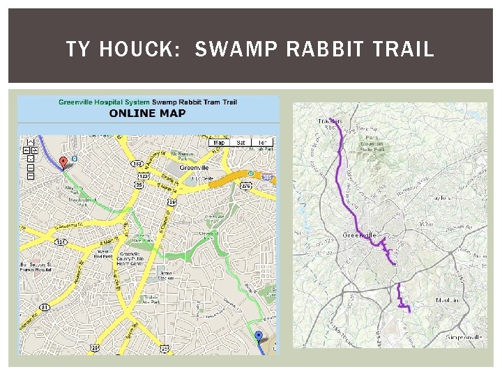 TY HOUCK: SWAMP RABBIT TRAIL 