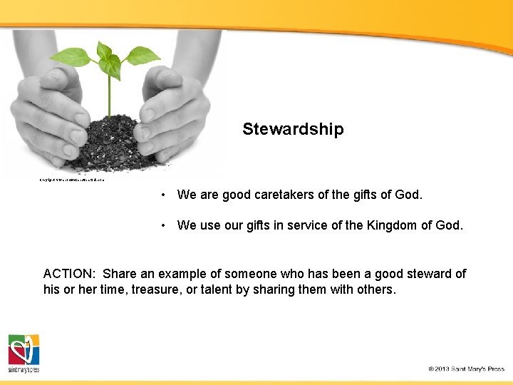 Stewardship Copyright: vovan / www. shutterstock. com • We are good caretakers of the