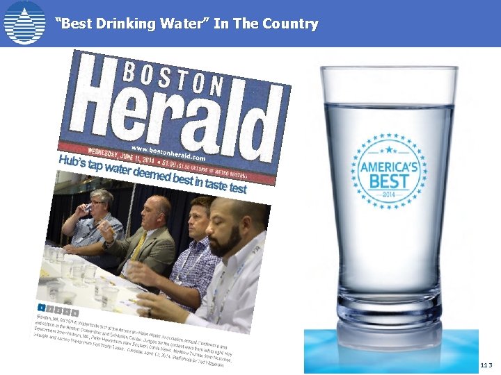 “Best Drinking Water” In The Country 113 