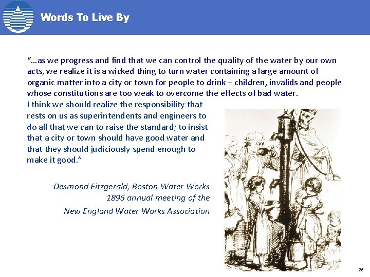 Words To Live By “…as we progress and find that we can control the