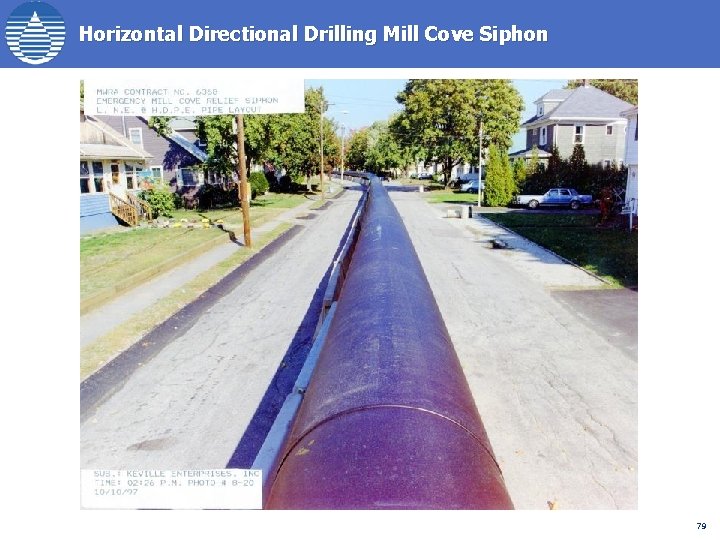 Horizontal Directional Drilling Mill Cove Siphon 79 