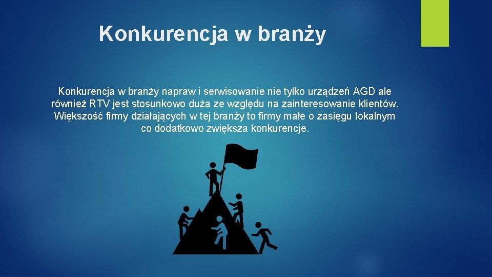 Konkurencja w branży napraw i serwisowanie tylko urządzeń AGD ale również RTV jest stosunkowo