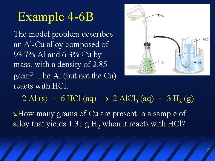 Example 4 -6 B The model problem describes an Al-Cu alloy composed of 93.