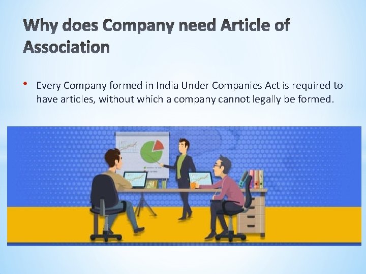  • Every Company formed in India Under Companies Act is required to have