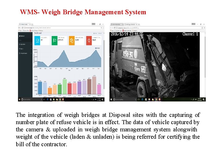 WMS- Weigh Bridge Management System The integration of weigh bridges at Disposal sites with