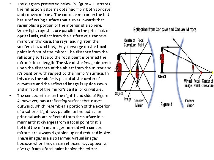  • • The diagram presented below in Figure 4 illustrates the reflection patterns