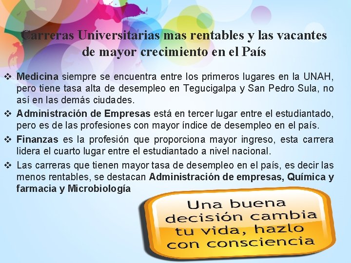 Carreras Universitarias mas rentables y las vacantes de mayor crecimiento en el País v Carreras Universitarias mas rentables y las vacantes de mayor crecimiento en el País v