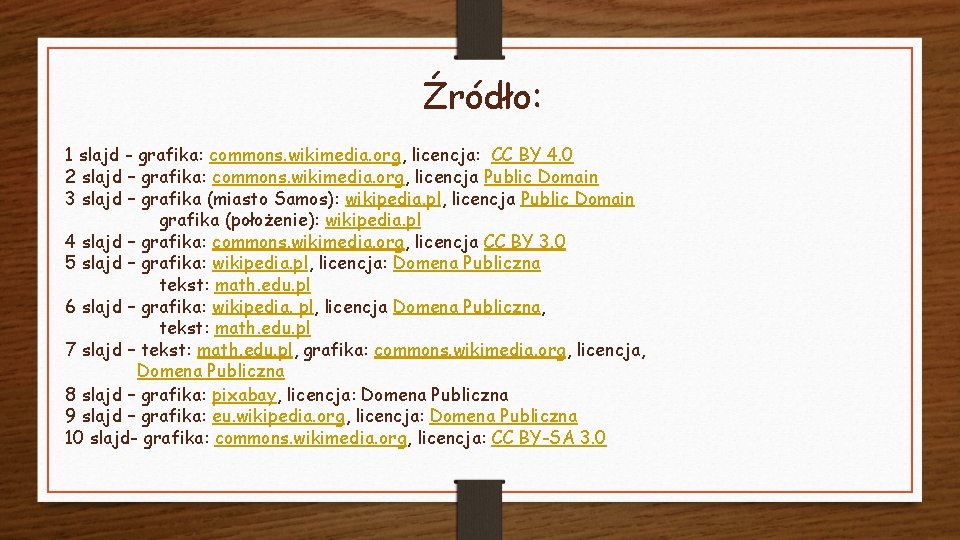 Źródło: 1 slajd - grafika: commons. wikimedia. org, licencja: CC BY 4. 0 2