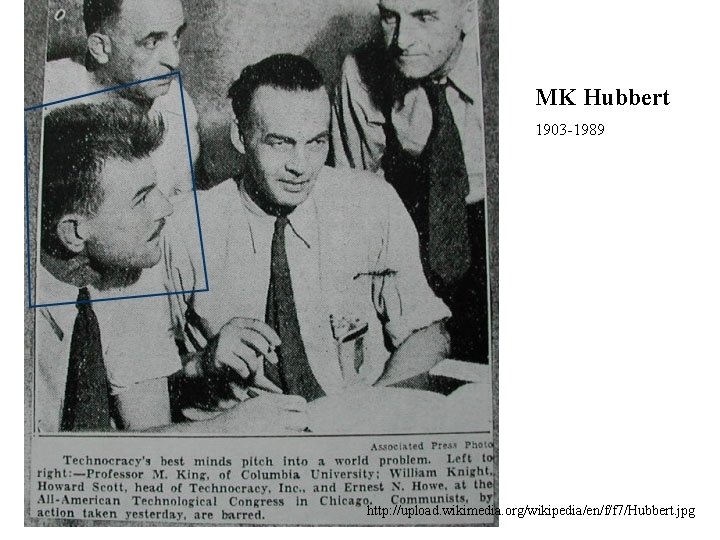 MK Hubbert 1903 -1989 http: //upload. wikimedia. org/wikipedia/en/f/f 7/Hubbert. jpg 