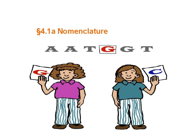 § 4. 1 a Nomenclature 