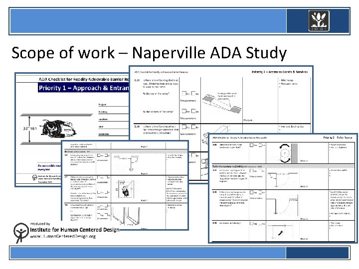  Scope of work – Naperville ADA Study 