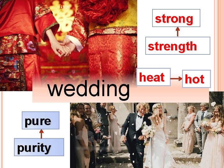 strong strength wedding pure purity heat hot 