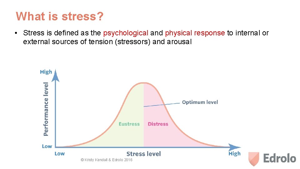 What is stress? • Stress is defined as the psychological and physical response to