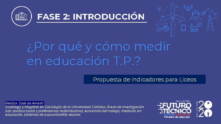 FASE 2: INTRODUCCIÓN ¿Por qué y cómo medir en educación T. P. ? Propuesta