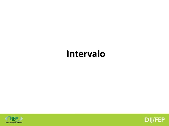 Intervalo 