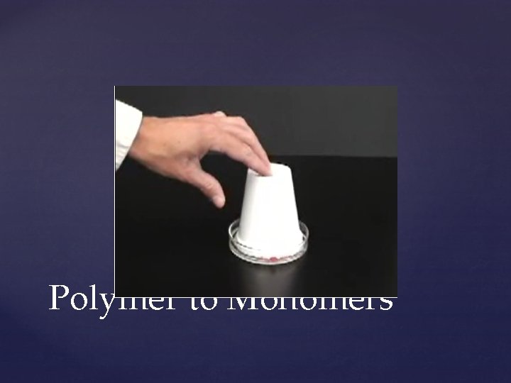 Polymer to Monomers 