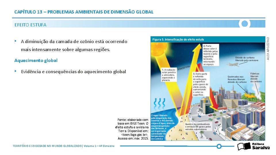 CAPÍTULO 13 – PROBLEMAS AMBIENTAIS DE DIMENSÃO GLOBAL • A diminuição da camada de