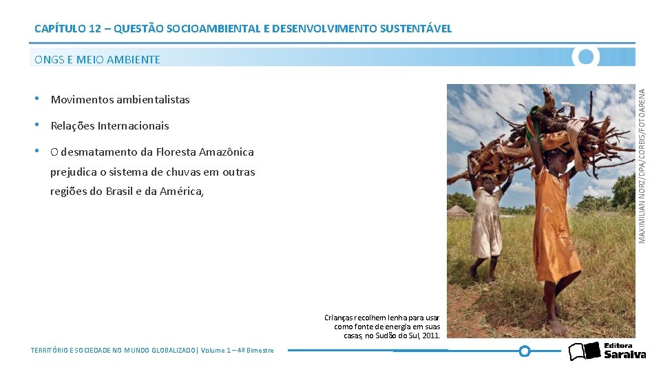 CAPÍTULO 12 – QUESTÃO SOCIOAMBIENTAL E DESENVOLVIMENTO SUSTENTÁVEL MAXIMILIAN NORZ/DPA/CORBIS/FOTOARENA ONGS E MEIO AMBIENTE