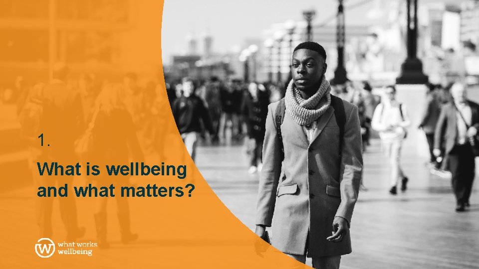 1. What is wellbeing and what matters? 