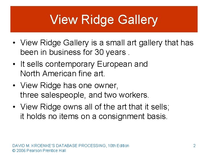 View Ridge Gallery • View Ridge Gallery is a small art gallery that has