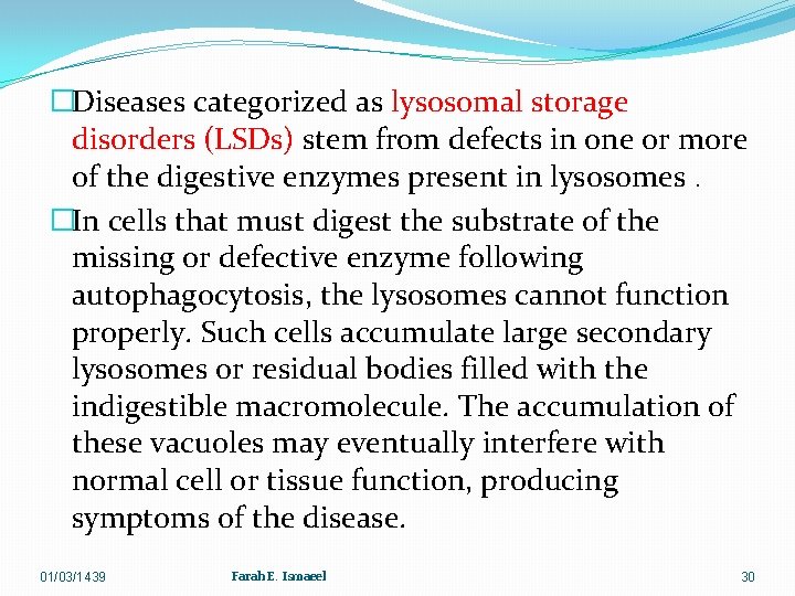 �Diseases categorized as lysosomal storage disorders (LSDs) stem from defects in one or more