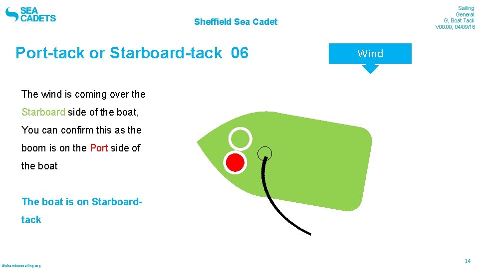 Sailing General G, Boat Tack V 00. 00, 04/09/16 Sheffield Sea Cadet Port-tack or