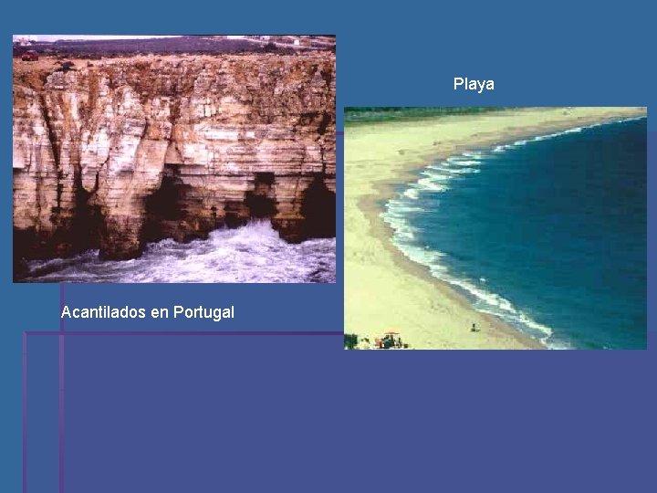 Playa Acantilados en Portugal 
