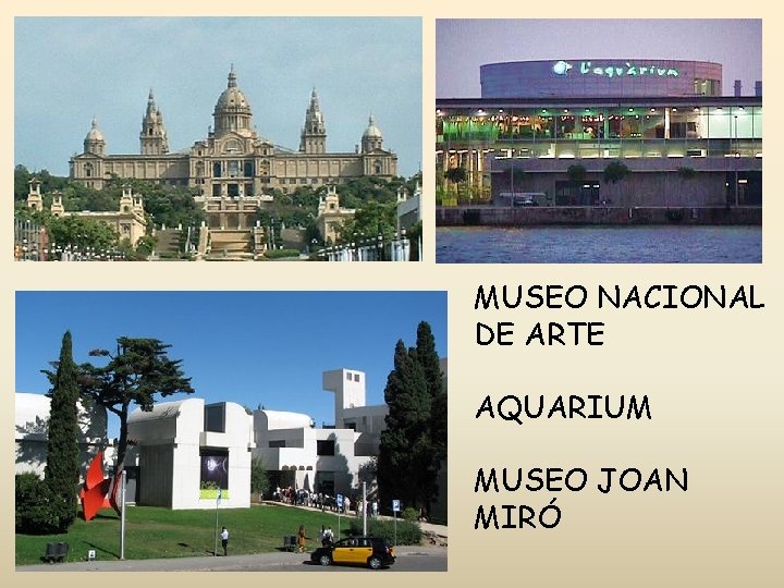 MUSEO NACIONAL DE ARTE AQUARIUM MUSEO JOAN MIRÓ 