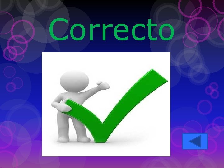 Correcto 