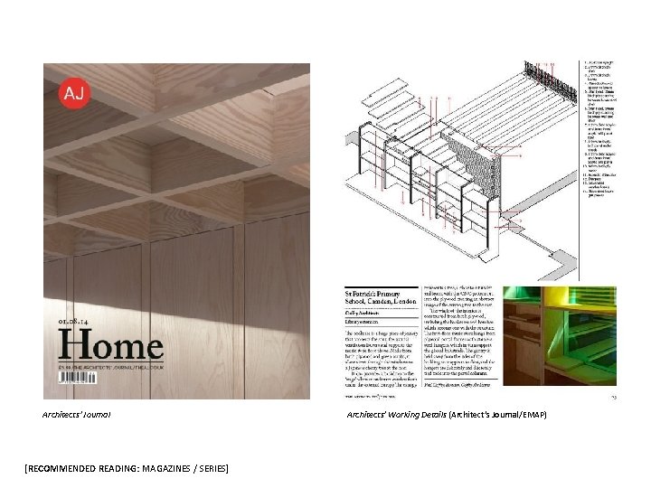 Architects’ Journal [RECOMMENDED READING: MAGAZINES / SERIES] Architects’ Working Details (Architect’s Journal/EMAP) 