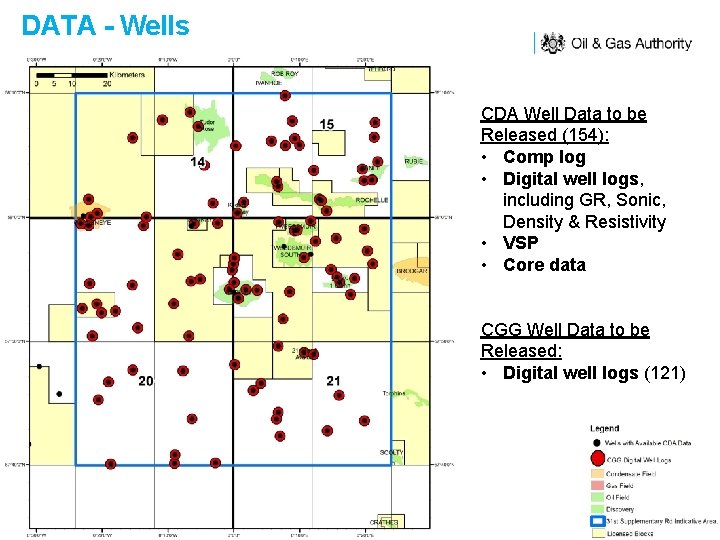 DATA - Wells CDA Well Data to be Released (154): • Comp log •