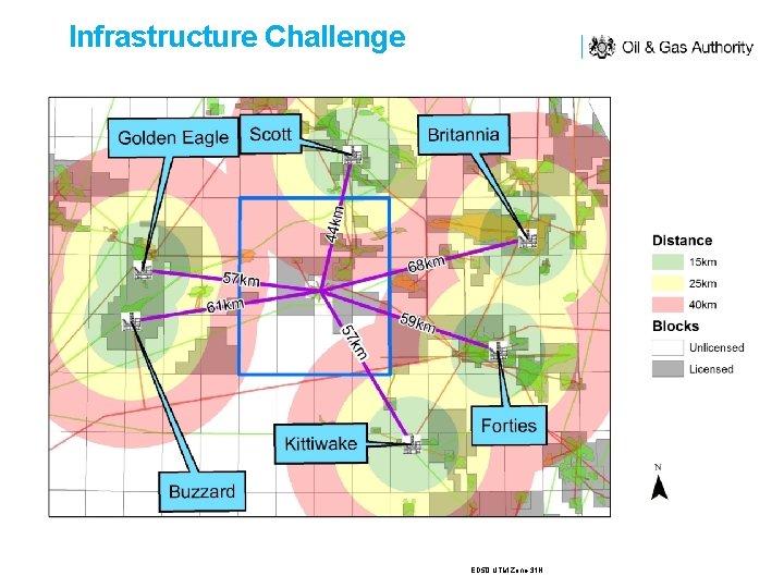 Infrastructure Challenge ED 50 UTM Zone 31 N 