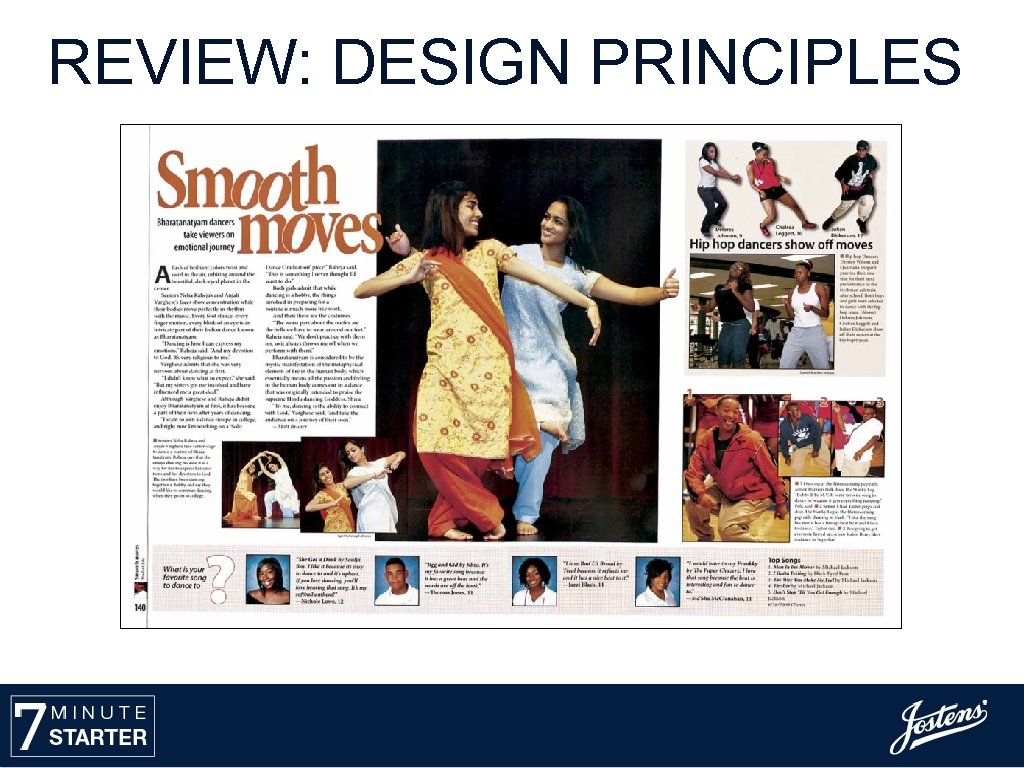 REVIEW: DESIGN PRINCIPLES 